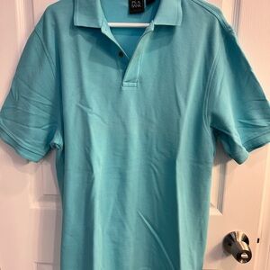 PGA Tour Men's Aqua Polo Shirt